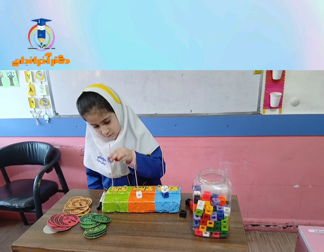 دوم رز/ ساخت عددهای سه رقمی با چرتکه و سکه